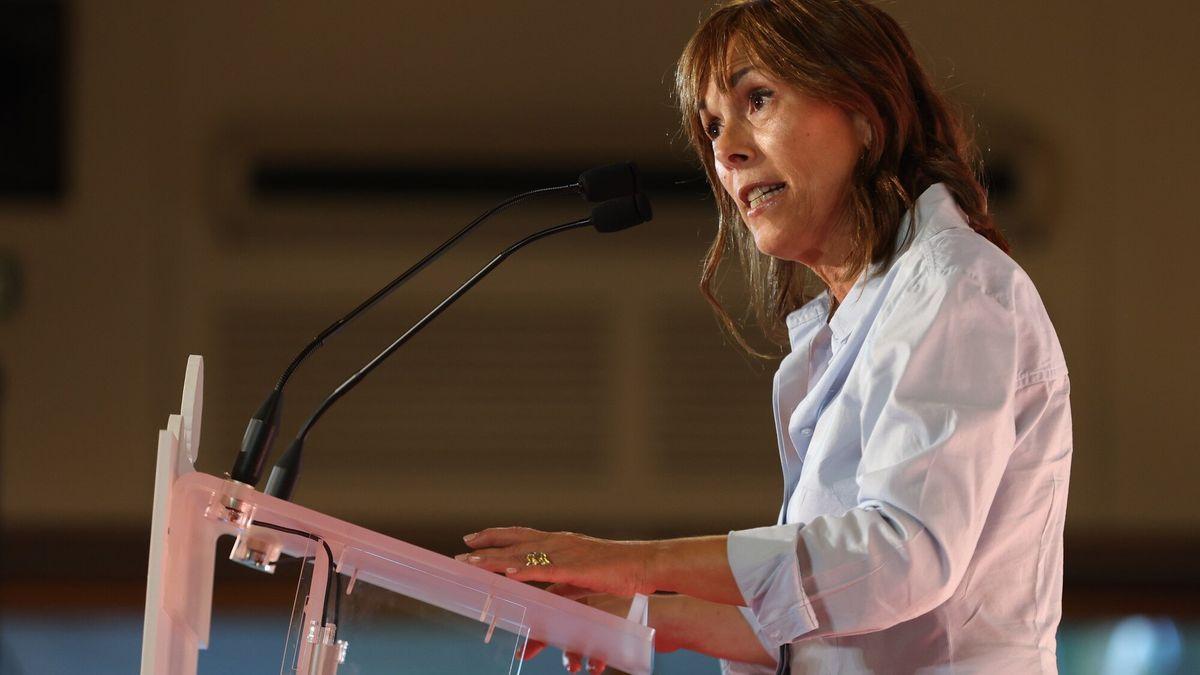 Uxue Barkos, durante el acto de inicio del curso político de Geroa Bai.