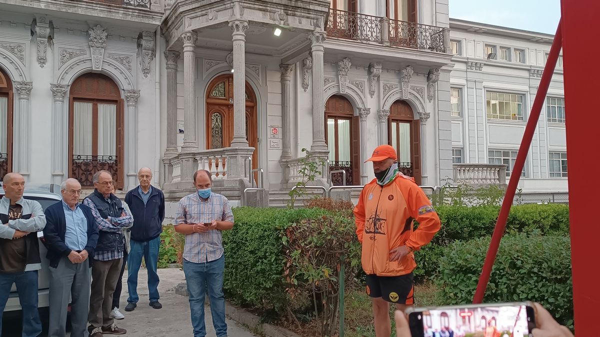 La salida tuvo lugar en el colegio Santa María de Portugalete.