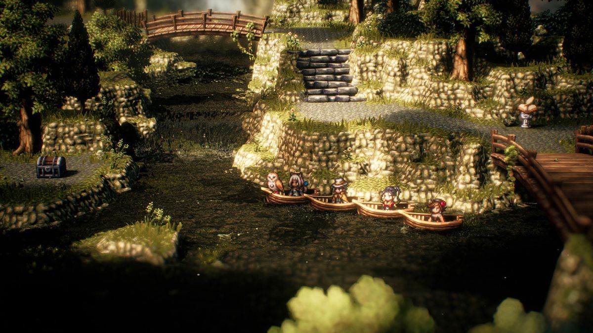 Imagen del videojuego 'Octopath Traveler 2'.