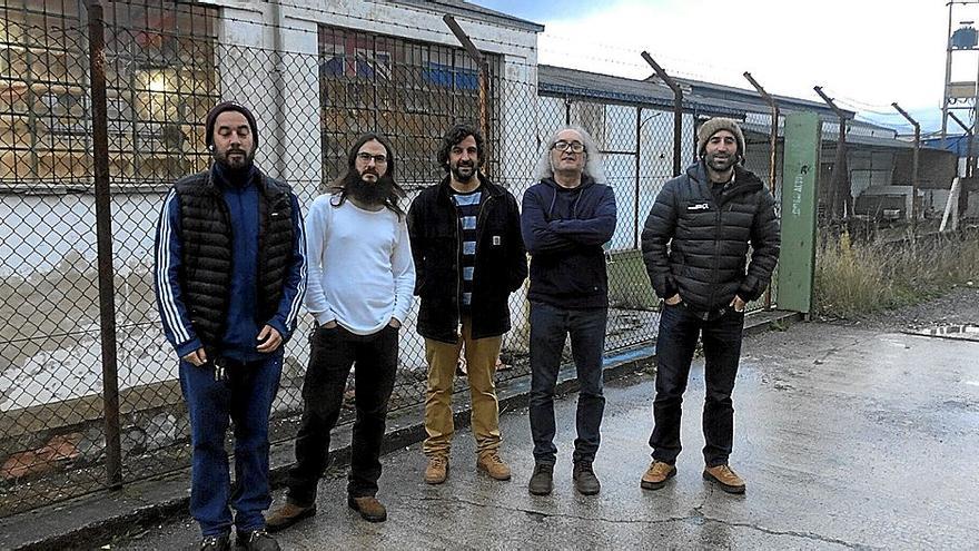 Los componentes de la banda.