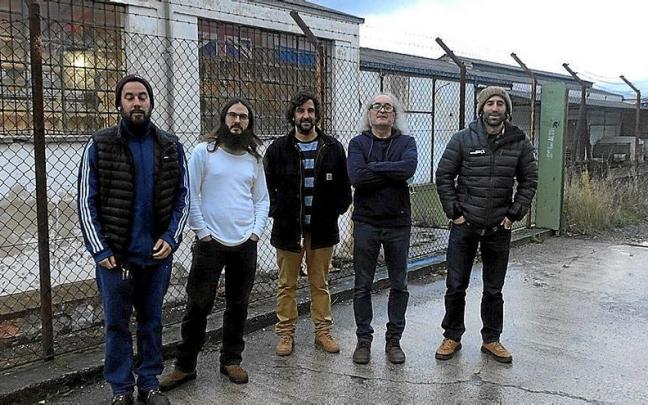 Los componentes de la banda.