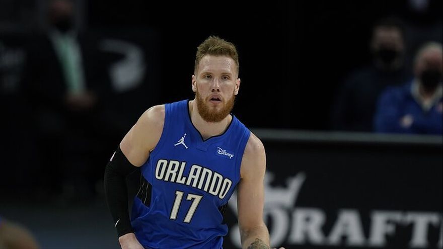 Ignas Brazdeikis, durante un partido de esta temporada con los Orlando Magic