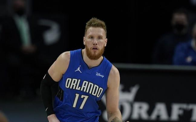 Ignas Brazdeikis, durante un partido de esta temporada con los Orlando Magic
