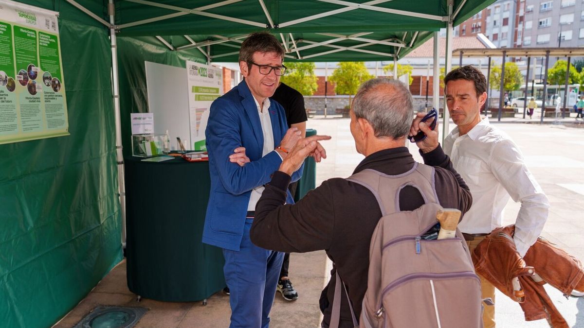 Inicio de la Agenda Vitoriana el pasado 7 de junio, junto al centro cívico Iparralde