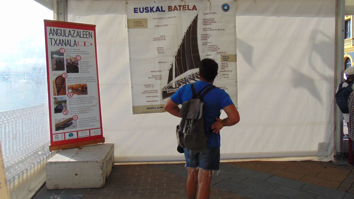 Una muestra divulga la tradición batelera vasca.