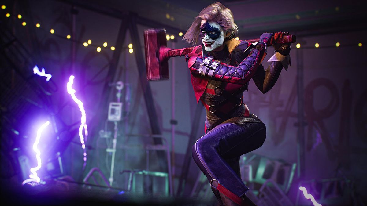 El personaje Harley Queen en el videojuego 'Gotham Knights'.