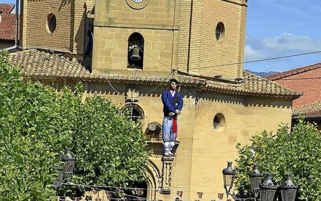 Bajada del Barrihuelo en la localidad de Elciego. Bajada del Barrihuelo en la localidad de Elciego.