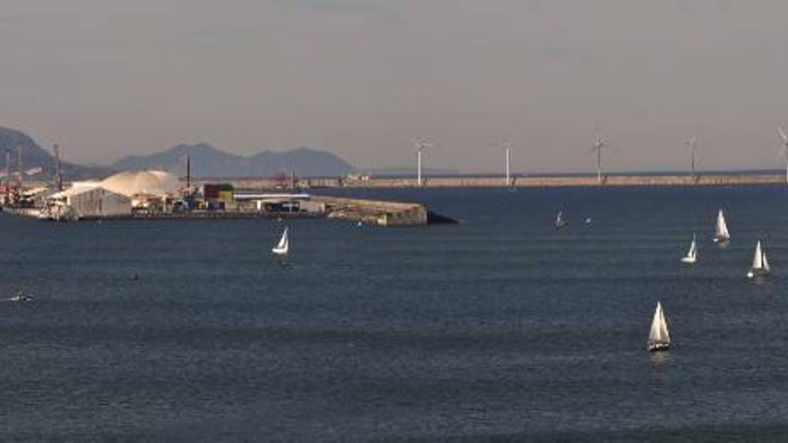 El puerto dispone de suelo destinado al desarrollo de componentes eólicos.