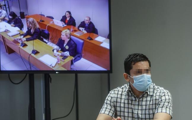 El acusado de la muerte de Marta Calvo, durante el juicio