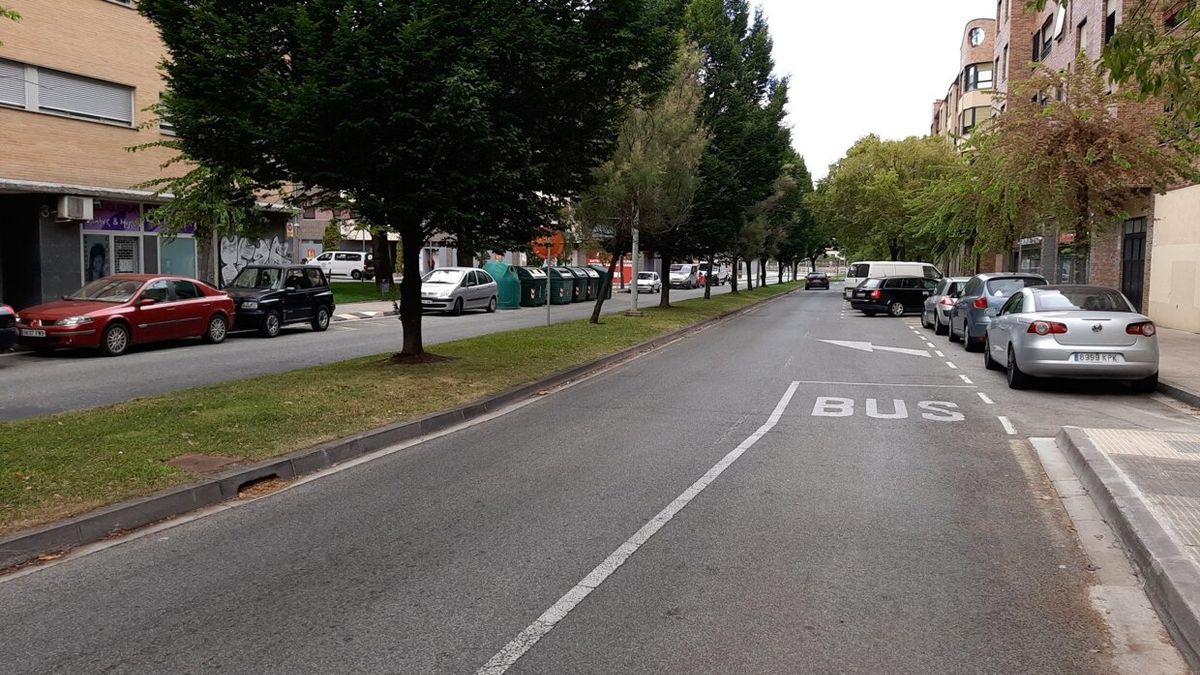 Imagen de la calle Bidaburua de Villava.