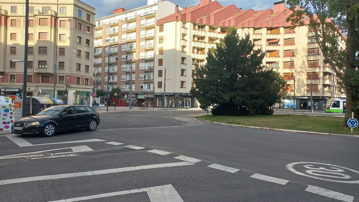 Plaza Lovaina y acceso a Ramiro de Maeztu