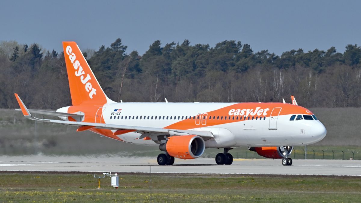 Avión de la aerolínea easyJet.