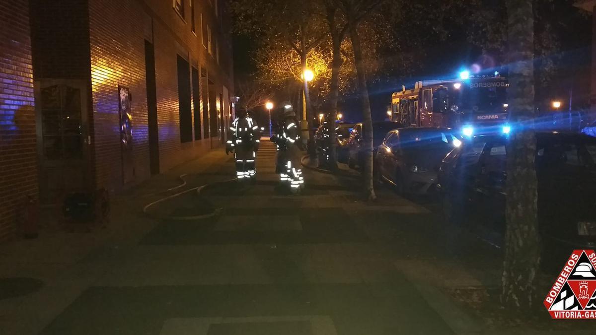 Bomberos de Vitoria esta tarde