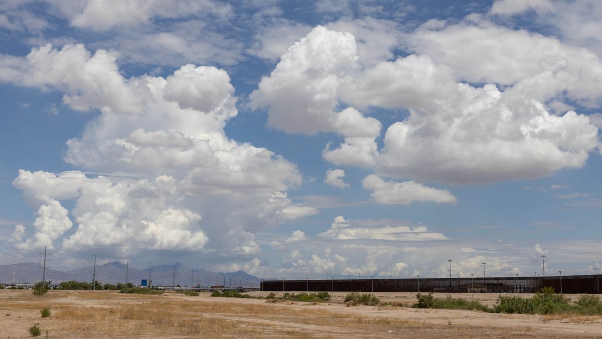 Frontera entre México y Estados Unidos en Ciudad Juarez.