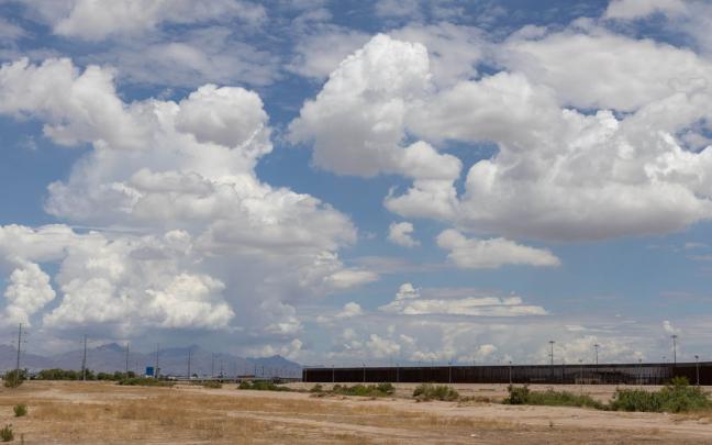 Frontera entre M&eacute;xico y Estados Unidos en Ciudad Juarez.