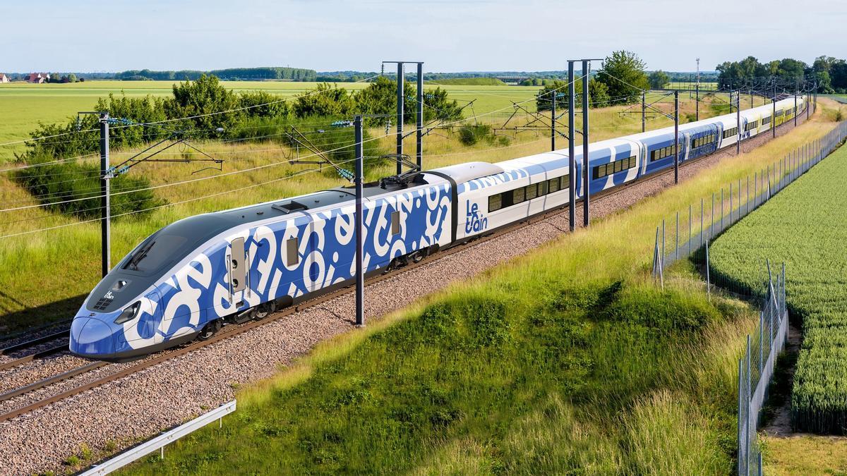 Recreación del futuro tren Avril de Talgo para Le Train.