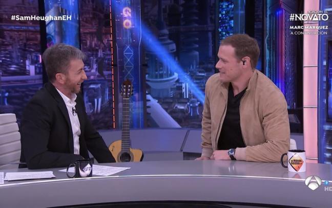 Sam Heughan en 'El Hormiguero'. Sam Heughan en 'El Hormiguero'.
