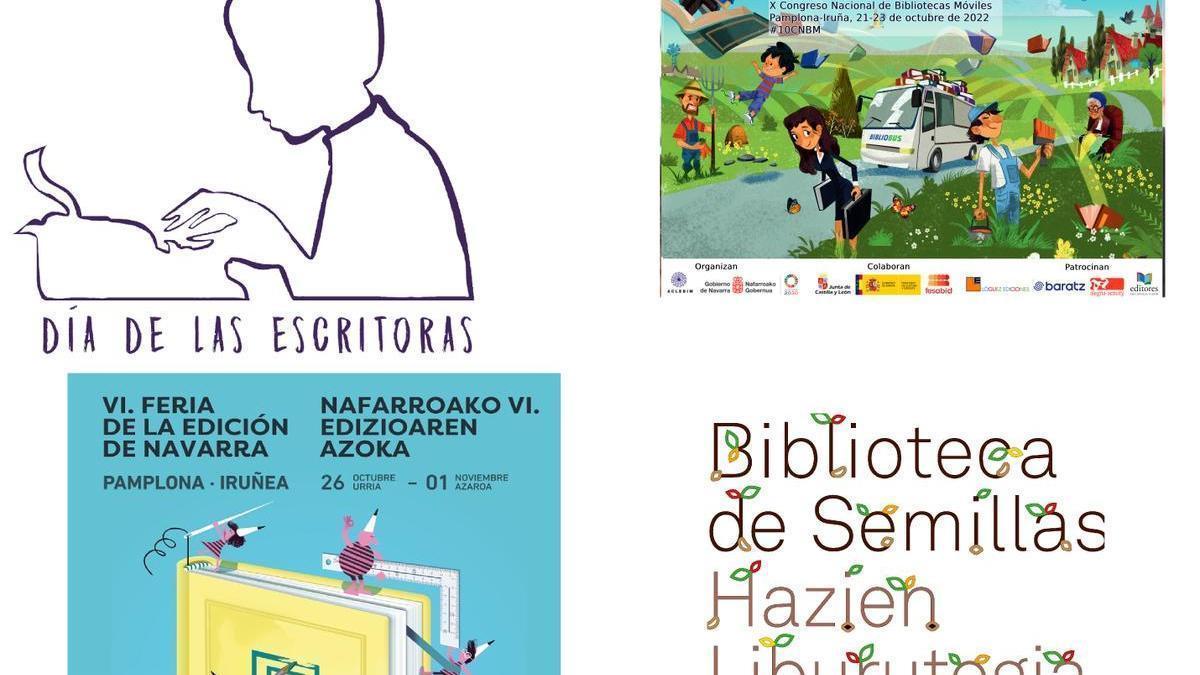 Carteles de algunas de las algunas de las iniciativas
