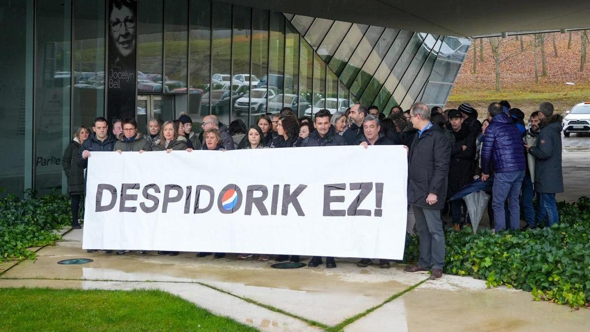 Protesta de los trabajadores de PepsiCo