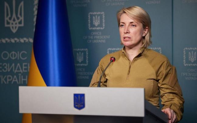 La viceprimera ministra ucraniana, Irina Vereshchuk.