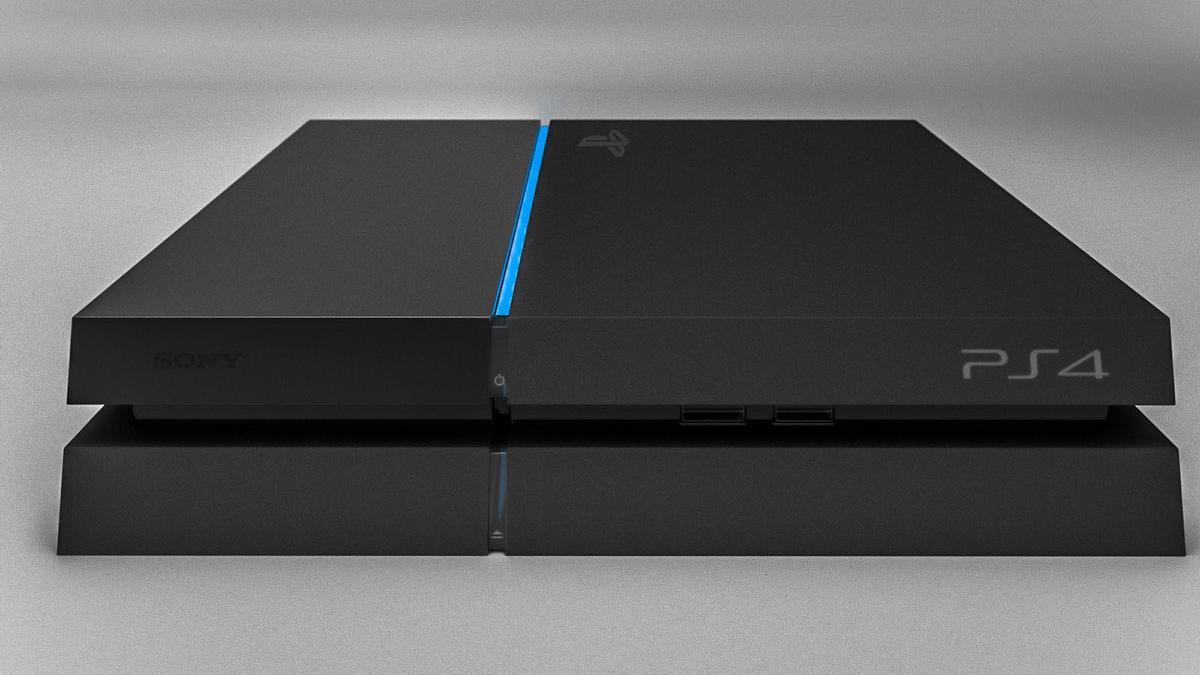 Imagen de la consola Playstation 4 en gris.