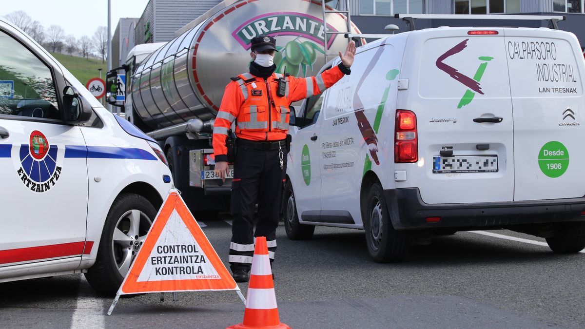 Control de tráfico de la Ertzaintza