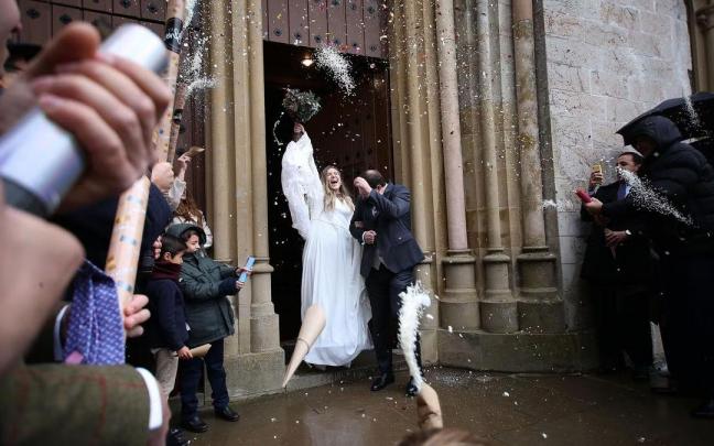 Boda con nieve en Roncesvalles