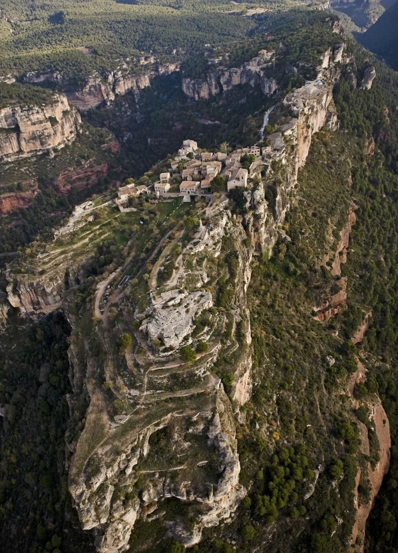 Vista aérea de la localidad.