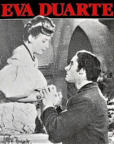 Eva Duarte, luego Evita, en ‘La pródiga’.