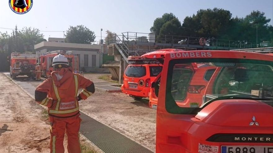 Efectivos el consorcio de Bomberos de Valencia.