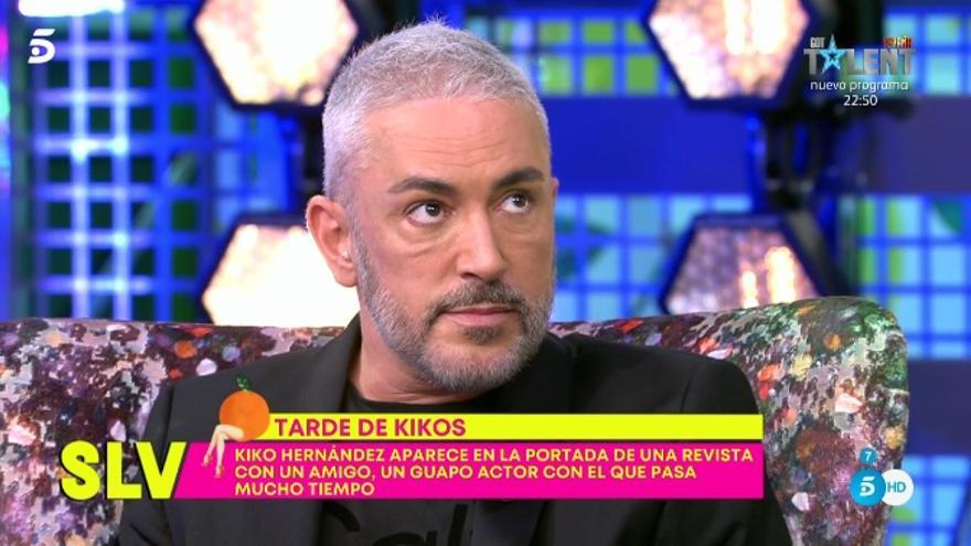 Kiko Hernández, este martes en 'Sálvame'.