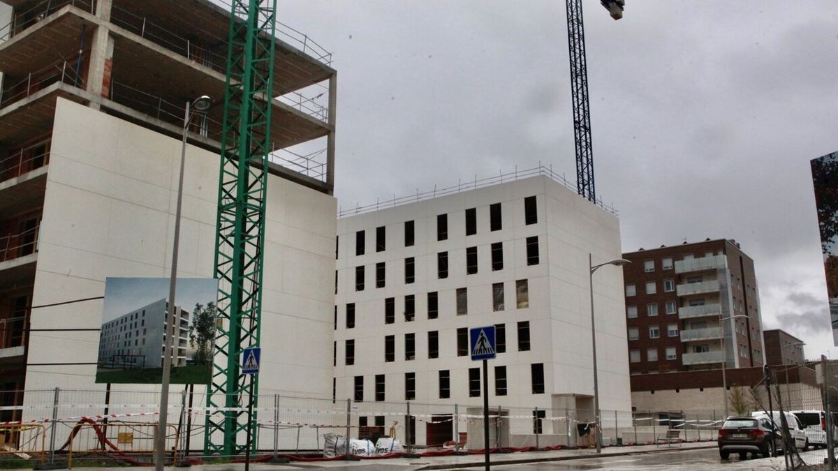 Obras en el barrio de Goikolarra.