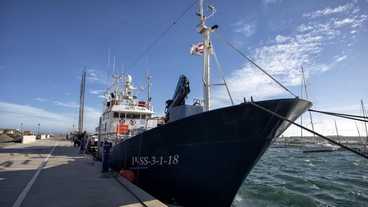 El Aita Mari ha superado la inspección que se realiza a los barcos de salvamento humanitario.