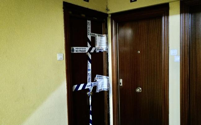 Imagen de la vivienda donde s eha producido el presunto homicidio.