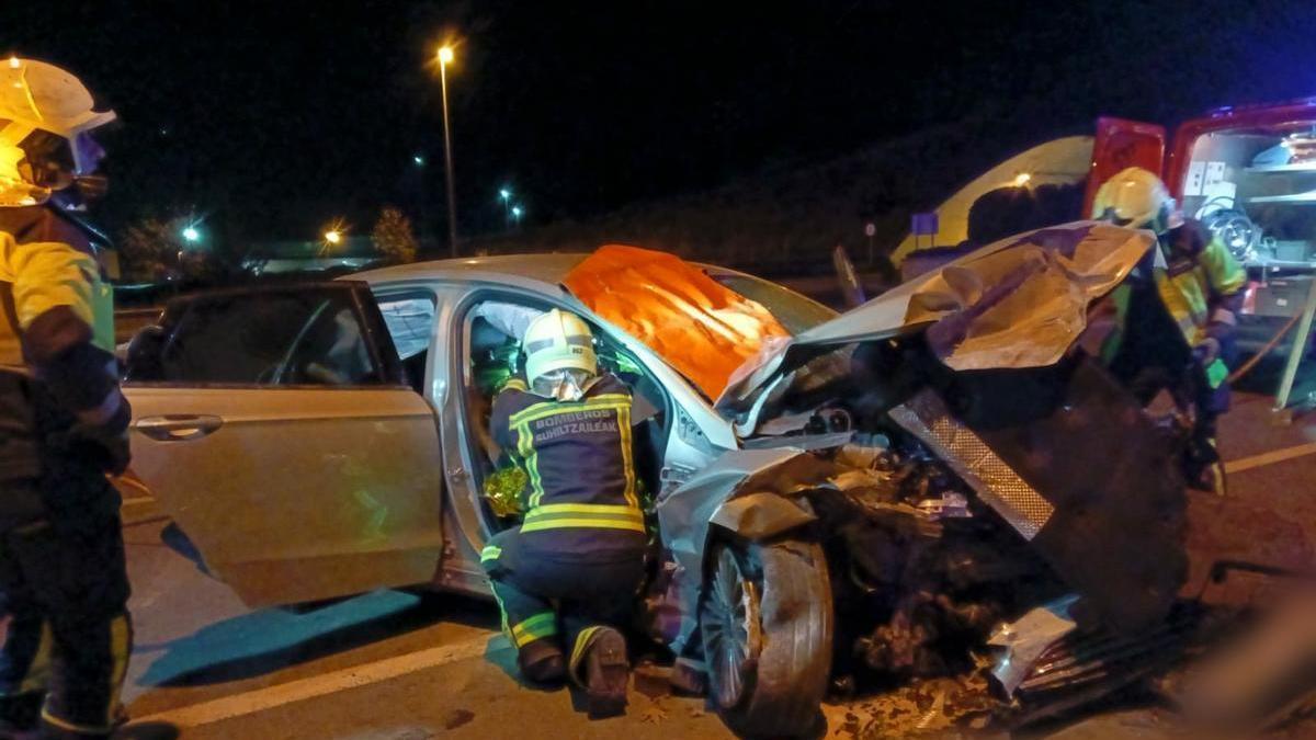 Imagen del accidente ocurrido este fin de semana