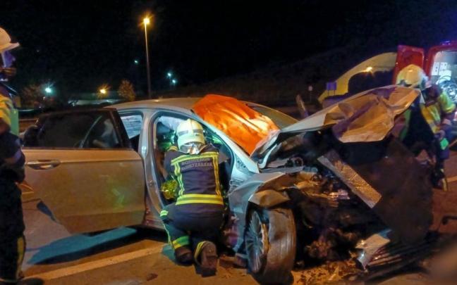Imagen del accidente ocurrido este fin de semana