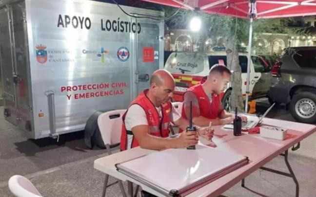 Puesto de Mando Avanzado del dispositivo de búsqueda del bañista desaparecido en la playa de Usil (Mogro) Puesto de Mando Avanzado del dispositivo de búsqueda del bañista desaparecido en la playa de Usil (Mogro)
