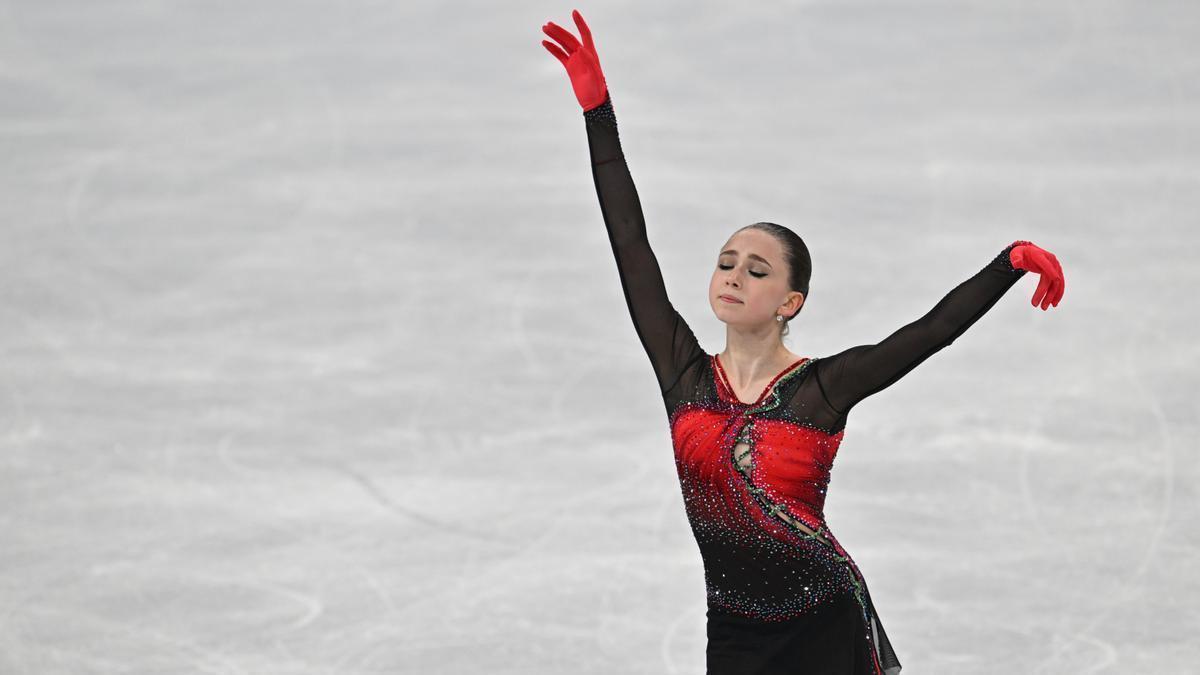 La patinadora rusa Kamila Valíeva.