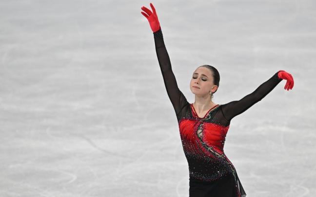 La patinadora rusa Kamila Valíeva.
