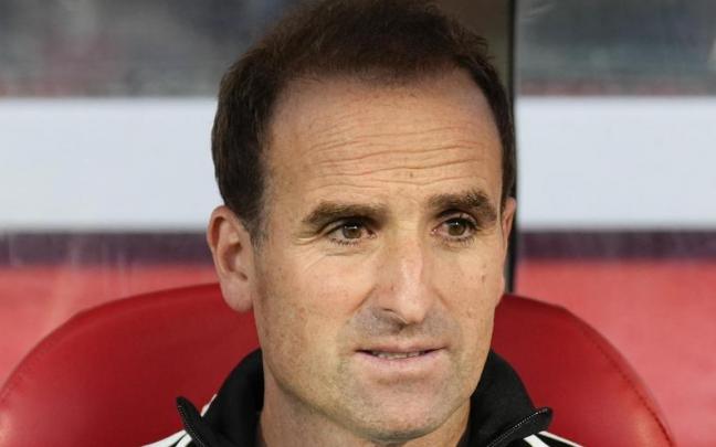 El entrenador de Osasuna, Jagoba Arrasate