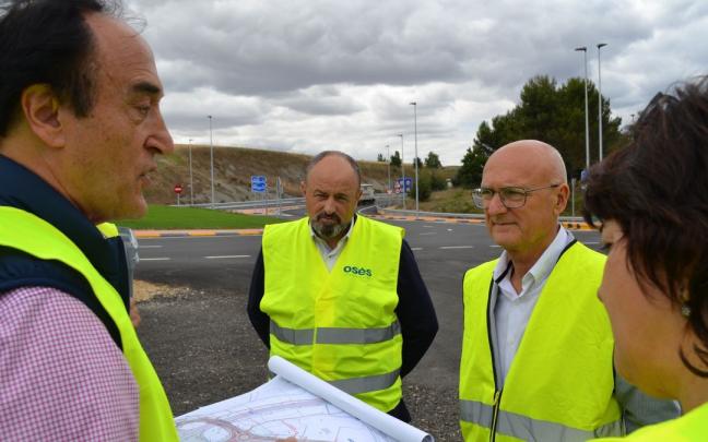 Un momento de la visita de Bernardo Ciriza. Un momento de la visita de Bernardo Ciriza.