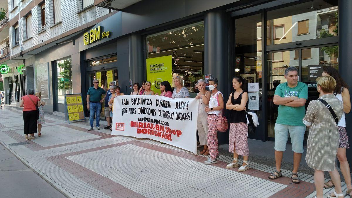 Protesta de la plantilla