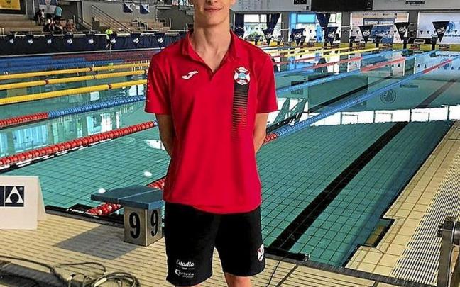 Pablo Espejo, en Sabadell. | FOTO: FEDERACIÓN ALAVESA DE NATACIÓN