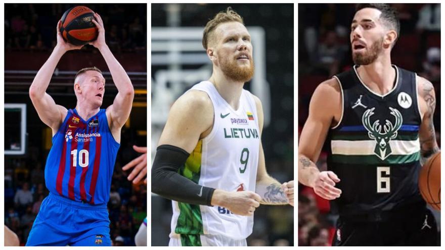 Tres de los jugadores pretendidos por el Baskonia este verano que al final han acabado recalando en otros equipos de la Euroliga