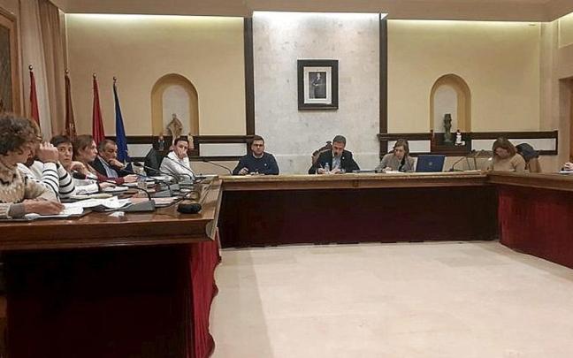 Imagen del pleno en que se aprobaron los presupuestos.