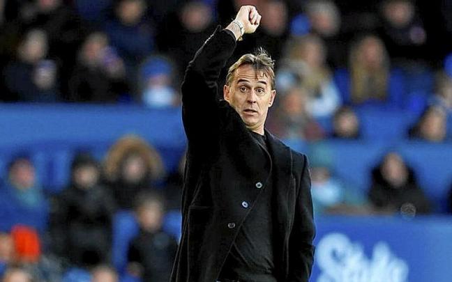 Julen Lopetegui, durante el partido de ayer. | FOTO: EFE Julen Lopetegui, durante el partido de ayer. | FOTO: EFE
