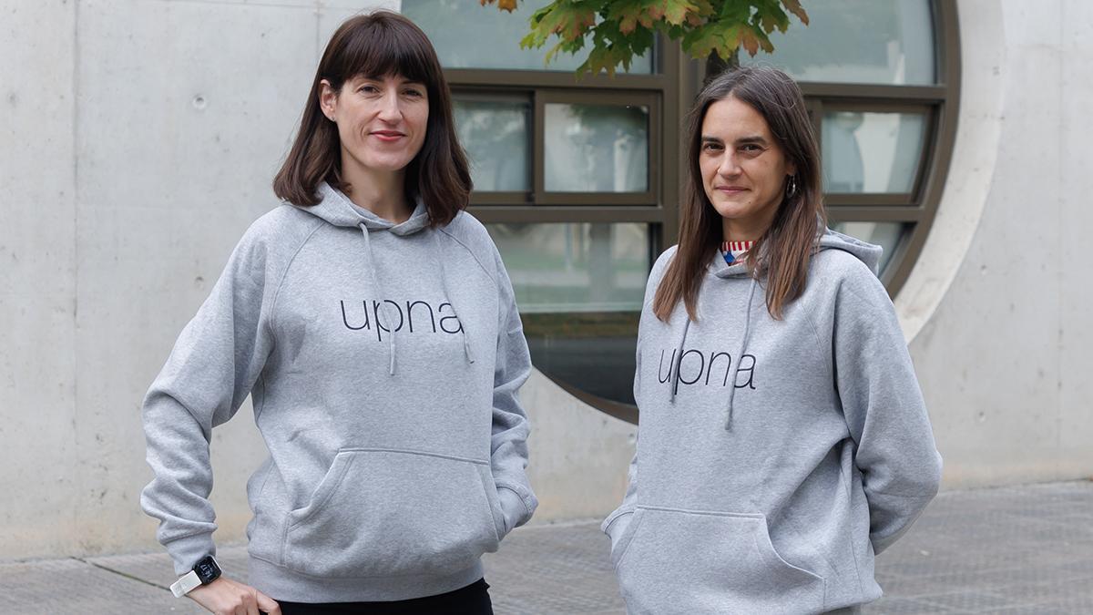 Las investigadoras principales del proyecto. De izda. a dcha., Estíbaliz Larraizar e Idoia Áriz.