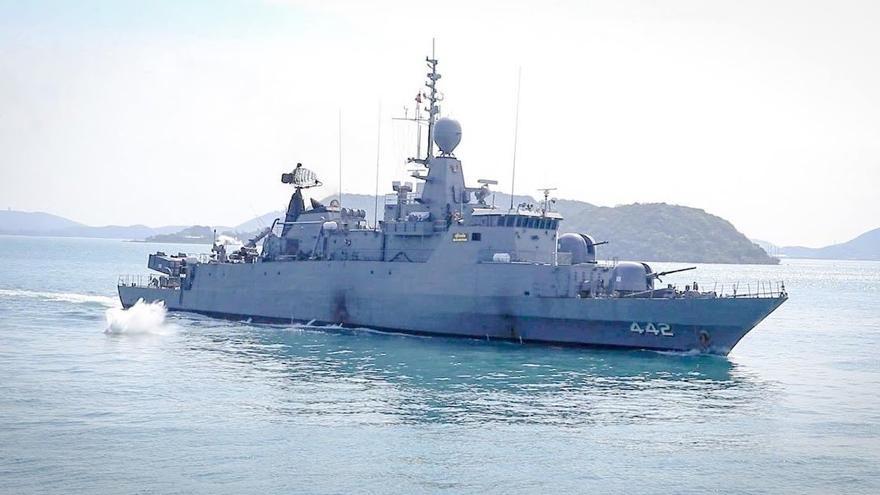 El barco HTMS Sukhothai.