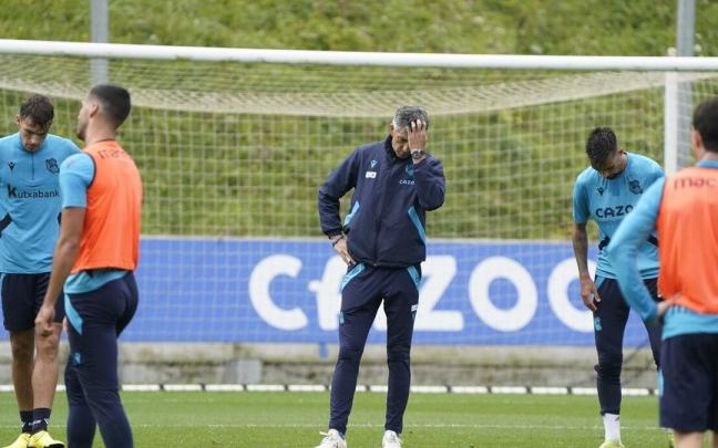 Entrenamiento de la Real este martes en Zubieta Entrenamiento de la Real este martes en Zubieta