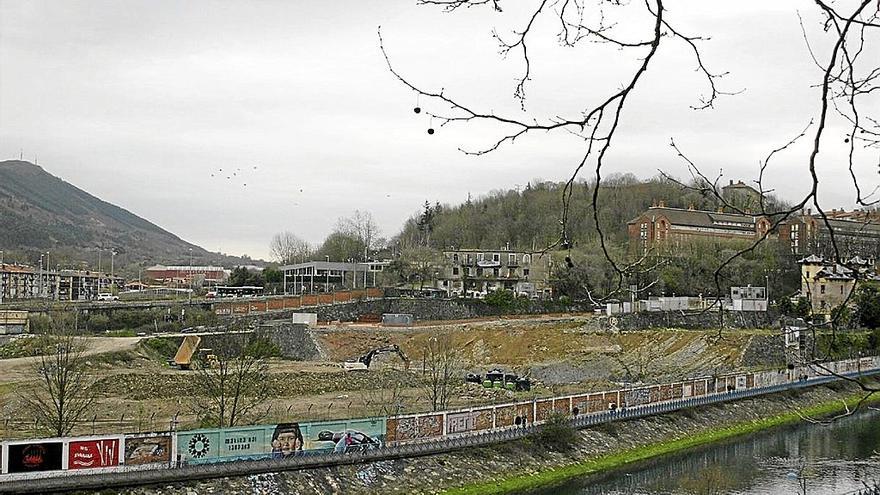 Trabajos de descontaminación llevados a cabo en el área de Altzate.